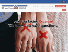 Tablet Screenshot of divorcetownusa.com